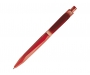 Prodir QS20 Peak Pen - Soft Touch - Transparent Clip - Red