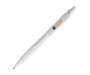 Prodir QS20 Peak Pen - Soft Touch - Transparent Clip - White