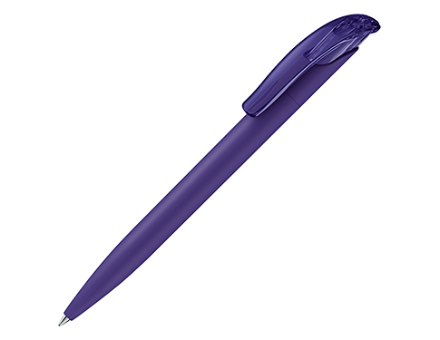 Senator Challenger Soft Touch Pens - Purple