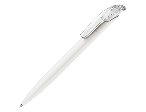 Senator Challenger Soft Touch Pens - White