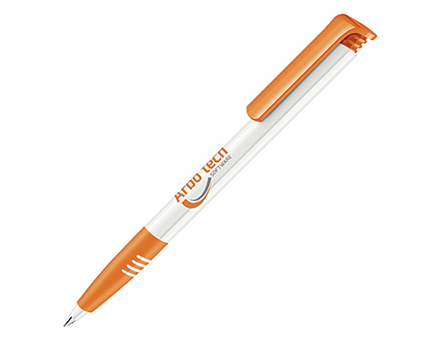 Senator Super Hit Soft Grip Pens Polished - Orange