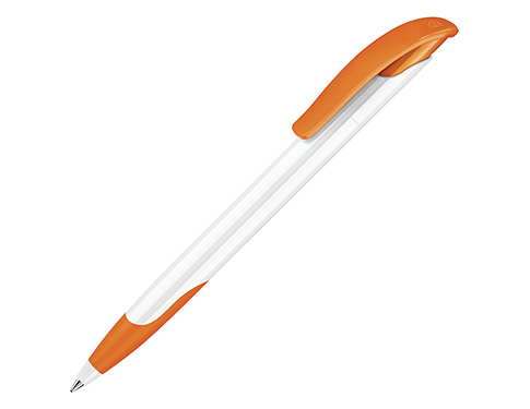 Senator Challenger Basic Soft Grip Pens Polished - Orange