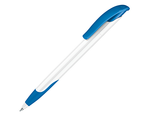 Senator Challenger Basic Soft Grip Pens Polished - Process Blue