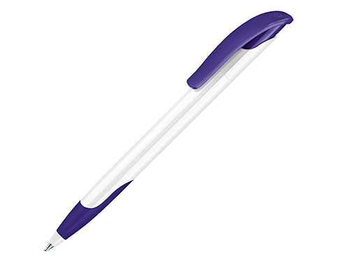 Senator Challenger Basic Soft Grip Pens Polished - Purple