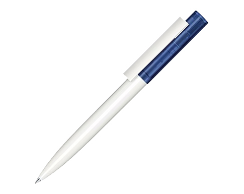 Senator Headliner Clear Basic Pens Polished - Navy Blue