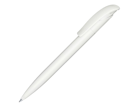 Senator Challenger Matt Recycled Pens - White