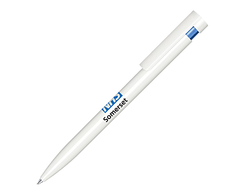 Senator Liberty Basic Antibac Pens Polished - Process Blue