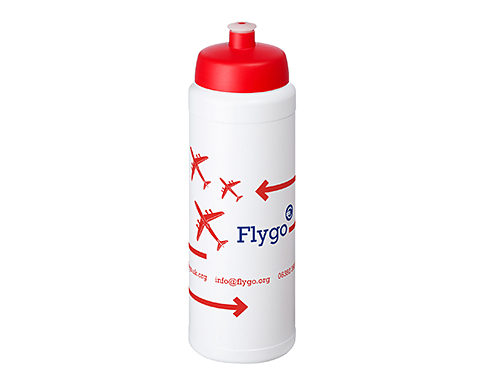 Hydr8 750ml Sports Cap Sport Bottles - White / Red