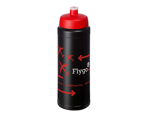 Hydr8 750ml Sports Cap Sport Bottles - Black / Red