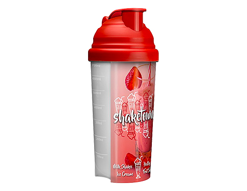 Shakermate 700ml Protein Shaker Bottles - Red