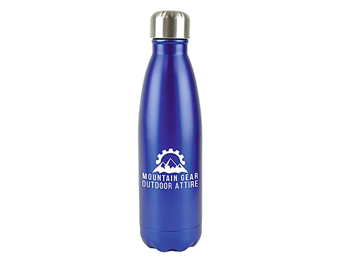 Denver Plus Insulated 500ml Metal Sports Drinks Bottles - Blue