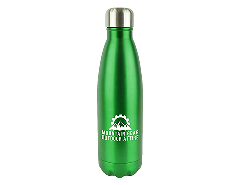 Denver Plus Insulated 500ml Metal Sports Drinks Bottles - Green