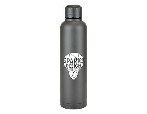 Ontario 550ml Stainless Steel Water Bottles - Black