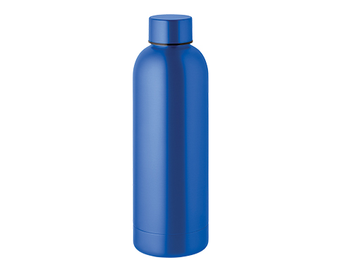 Liberty 500ml Vacuum Insulated Recycled Stainless Steel Water Bottles - Royal Blue