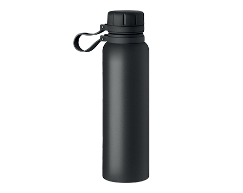Lindley 780ml Double Wall Vacuum Insulated Water Bottles - Black