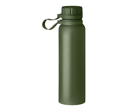 Lindley 780ml Double Wall Vacuum Insulated Water Bottles - Forest Green
