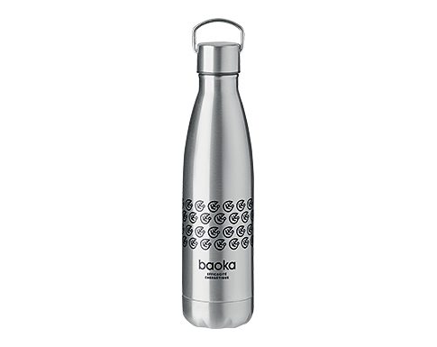 Waverly 500ml Double Wall Vacuum Insulated Water Bottles - Silver