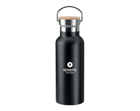 Hammond 500ml Vacuum Insulated Stainless Steel Water Bottles - Black