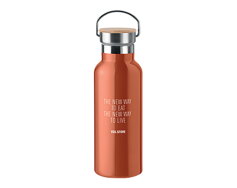 Hammond 500ml Vacuum Insulated Stainless Steel Water Bottles - Orange