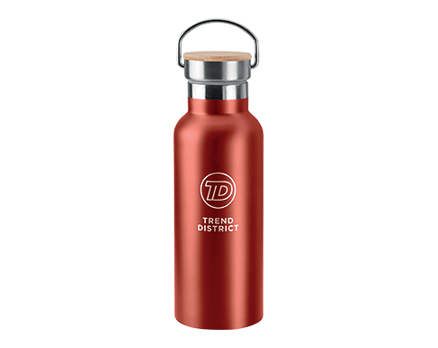 Hammond 500ml Vacuum Insulated Stainless Steel Water Bottles - Red