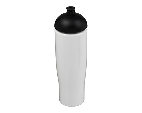 H20 Marathon 700ml Domed Top Sports Bottles - White / Black