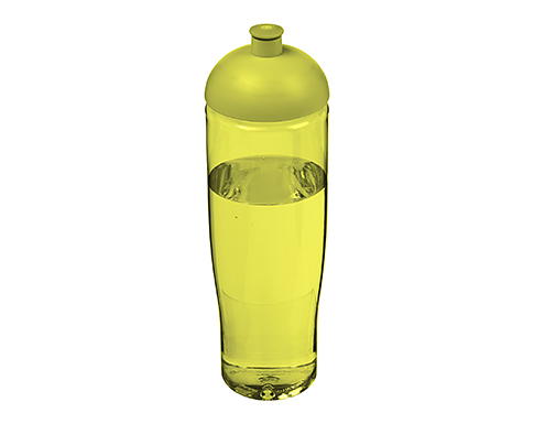 H20 Marathon 700ml Domed Top Sports Bottles - Trans Lime