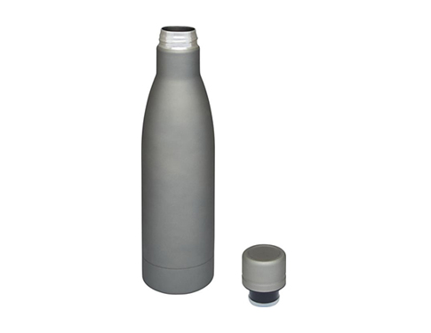 Serenity 500ml Copper Vacuum Insulated Sports Bottles - Grey