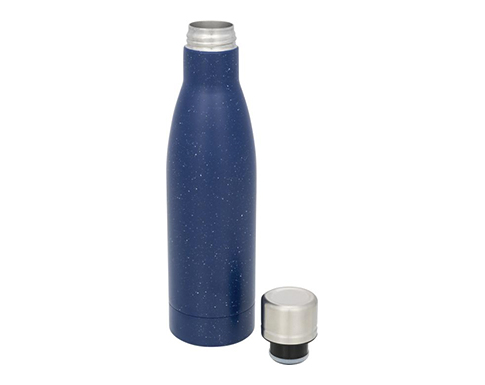 Lunar 500ml Speckled Copper Vacuum Insulated Water Bottles - Navy Blue