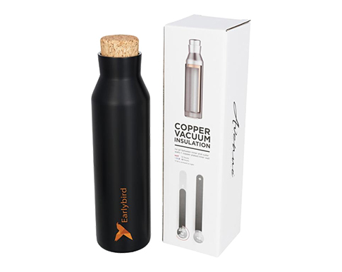 Sherwood 590ml Copper Vacuum Insulated Bottles - Black