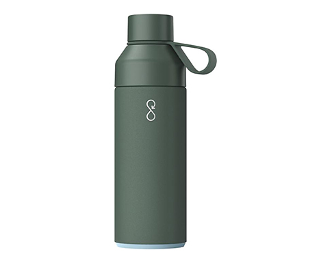 Ocean Bottle 500ml Recycled Vacuum Insulated Water Bottle - Forest Green