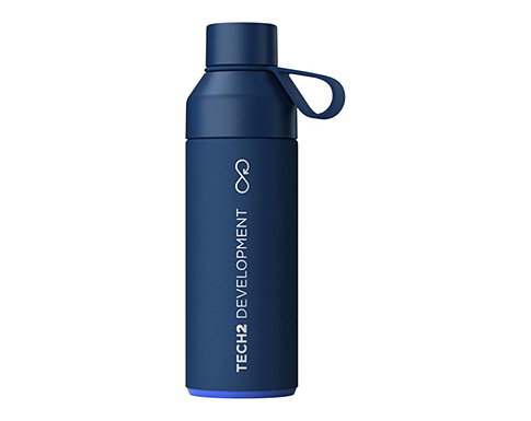 Ocean Bottle 500ml Recycled Vacuum Insulated Water Bottle - Ocean Blue