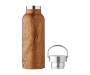 Niagra 500ml Vacuum Insulated Recycled Stainless Steel Water Bottles - Brown