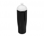 H20 Marathon 700ml Domed Top Sports Bottles - Black / White