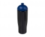 H20 Marathon 700ml Domed Top Sports Bottles - Black / Blue