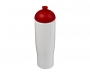 H20 Marathon 700ml Domed Top Sports Bottles - White / Red