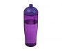 H20 Marathon 700ml Domed Top Sports Bottles - Trans Purple