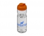 H20 Tritan Impact 650ml Flip Top Water Bottles - Orange