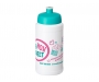 Hydr8 500ml Sports Lid Sports Bottles - White / Turquoise