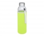 Bergen 500ml Glass Bottles With Pouch - Lime