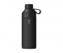 Big Ocean Bottle 1 Litre Recycled Vacuum Insulated Water Bottle - Black