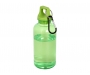Danube 400ml RCS Certified Recycled Plastic Water Bottle With Carabiner - Green