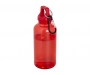Danube 400ml RCS Certified Recycled Plastic Water Bottle With Carabiner - Red