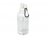 Danube 400ml RCS Certified Recycled Plastic Water Bottle With Carabiner - White