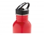 Poseidon Full Colour 710ml Stainless Steel Fitness Bottles - Red