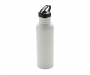 Poseidon Full Colour 710ml Stainless Steel Fitness Bottles - Off-White
