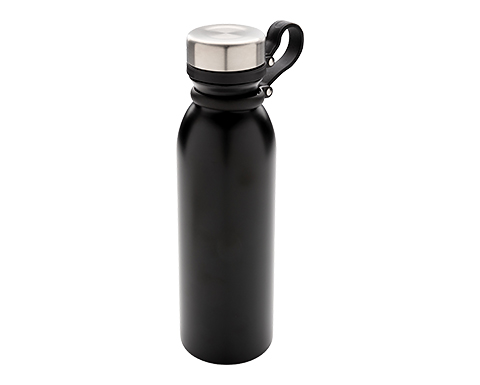 Alicante 600ml Copper Vacuum Insulated Water Bottles - Black