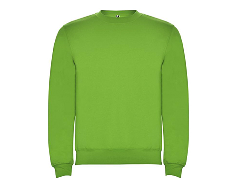 Roly Classica Kids Crew Neck Sweatshirts - Oasis Green