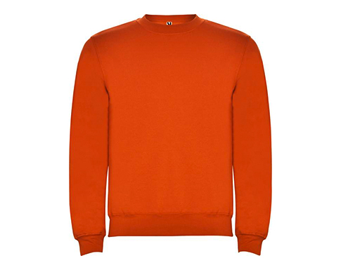Roly Classica Kids Crew Neck Sweatshirts - Orange
