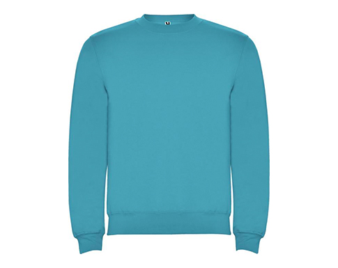 Roly Classica Kids Crew Neck Sweatshirts - Turquoise