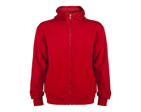 Roly Montblanc Full Zip Hoodies - Red